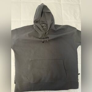 Bylt Roamknit oversized hoody, gray. XL